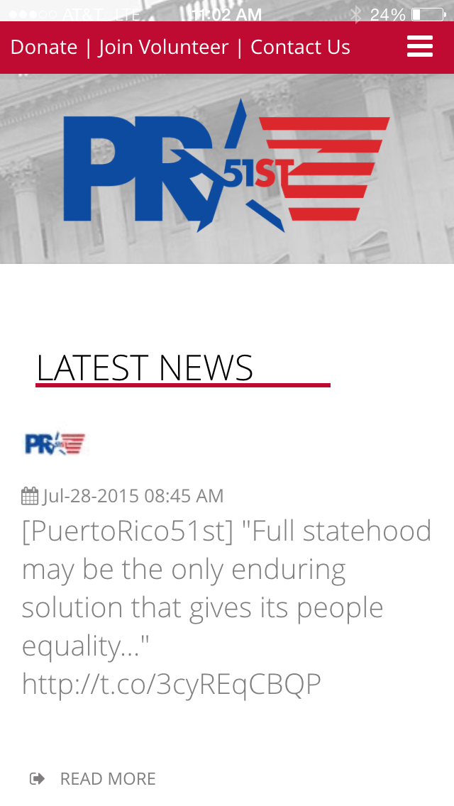 Puerto Rico Statehood News? There's an App for That. Puerto Rico 51st