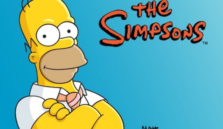 TomTom gets driving directions from Homer Simpson Practical Caravan