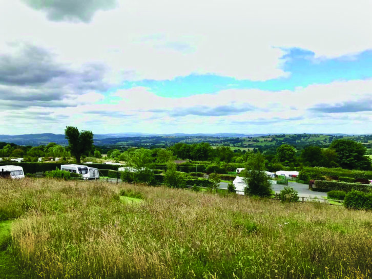 Wheathill Touring Park Practical Caravan