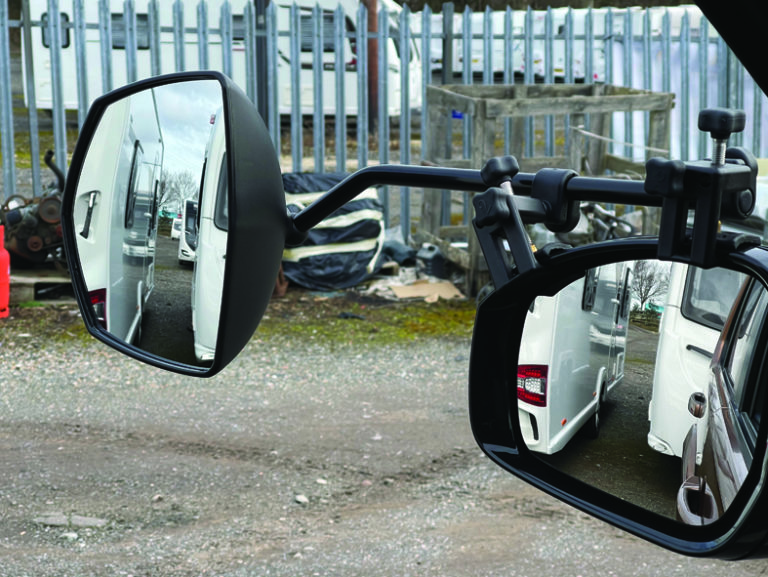 Milenco Grand Aero Platinum towing mirrors Practical Caravan