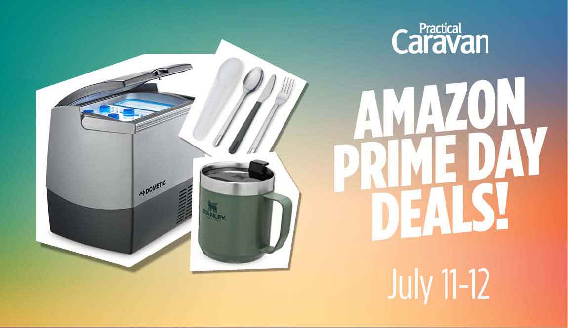 These are the caravan kitchen accessories I'd on Amazon Prime