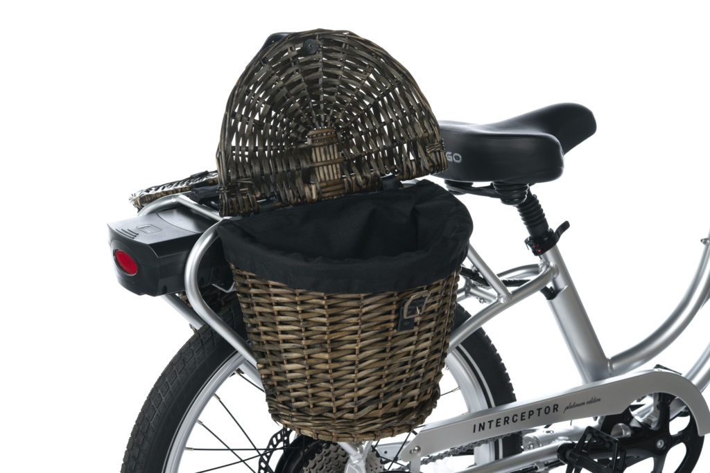 Pedego Rear Wicker Basket Practical Cycle