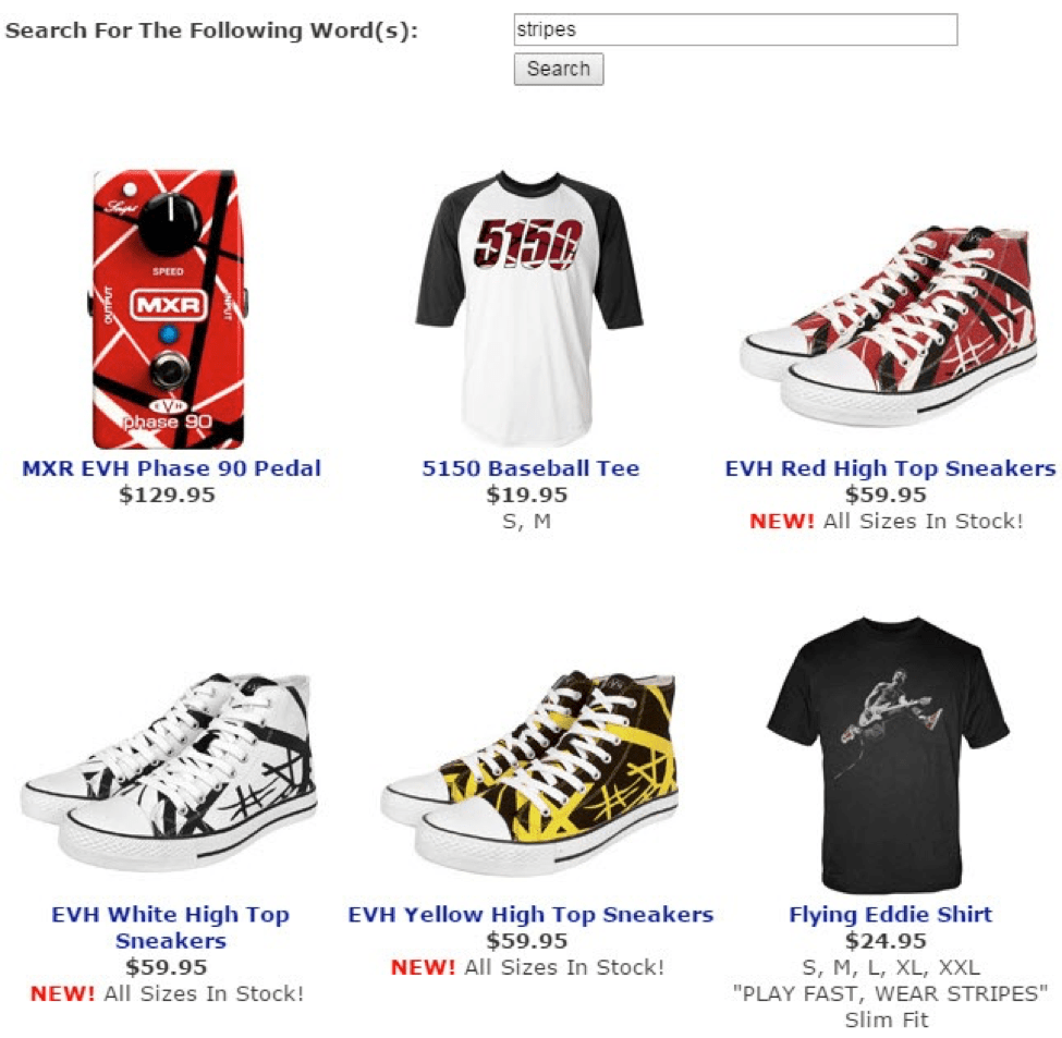 Customize the Search Page to Increase Sales Practical