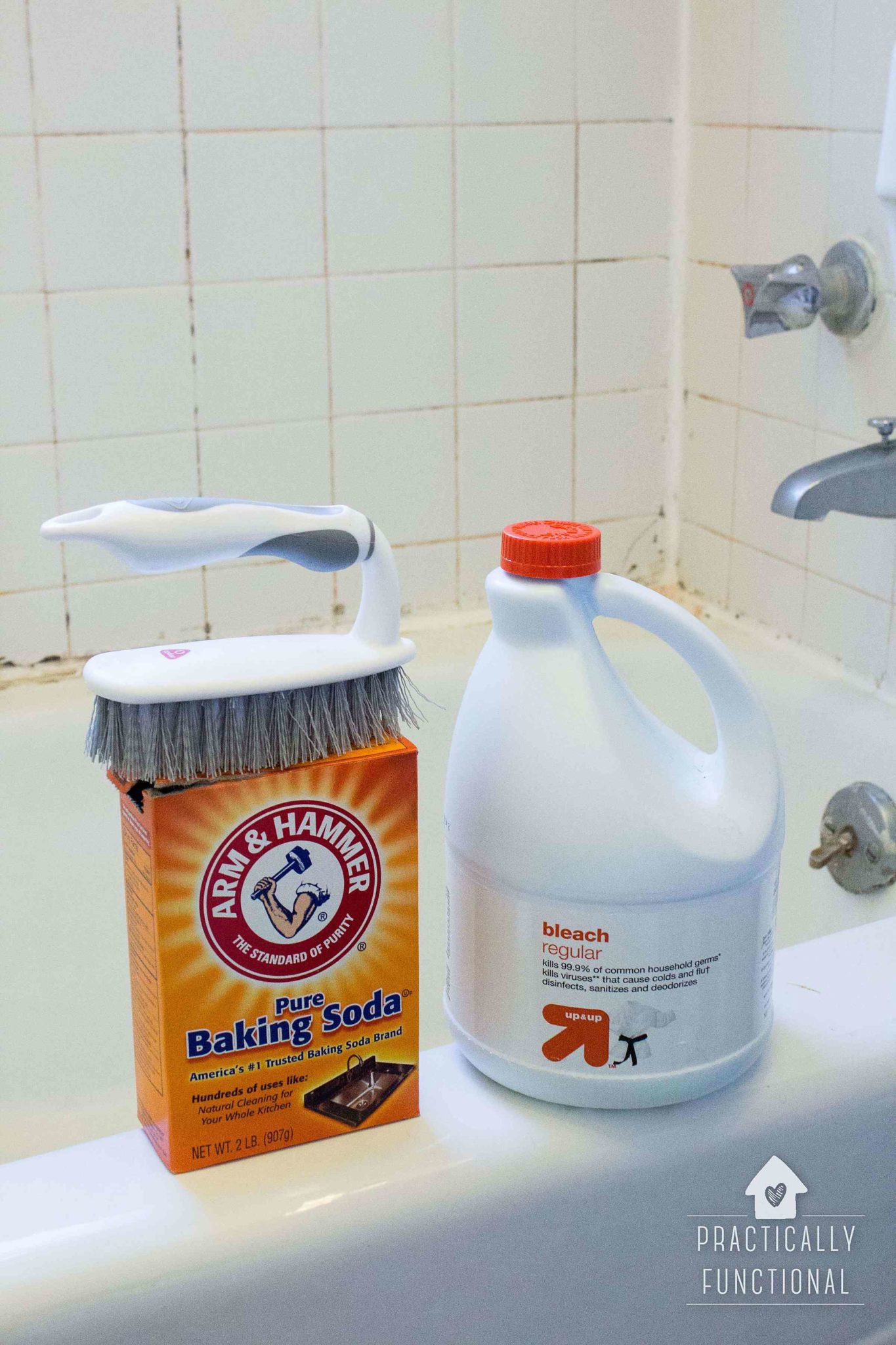 Clean Tile Grout With This Homemade Grout Cleaner Practically Functional