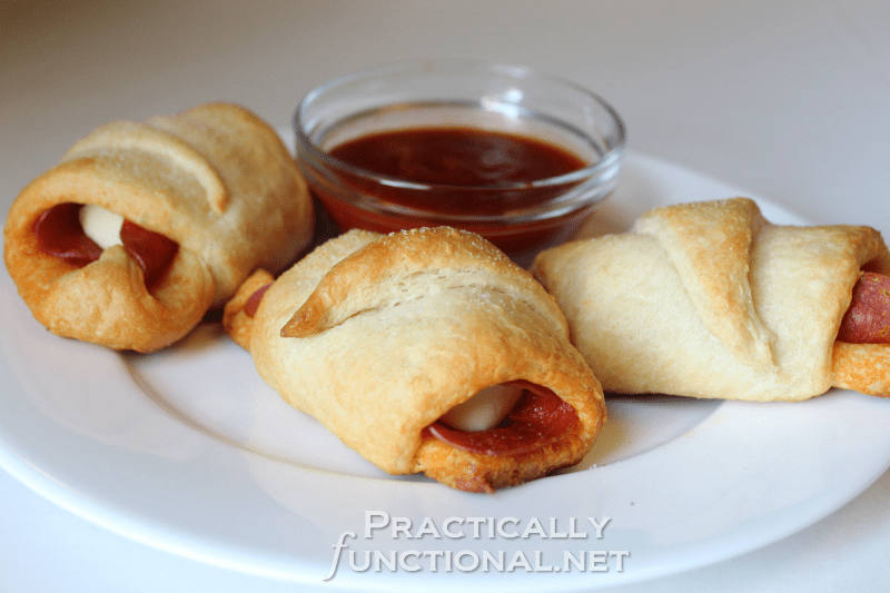 Crescent Pizza Rolls {Recipe} Practically Functional
