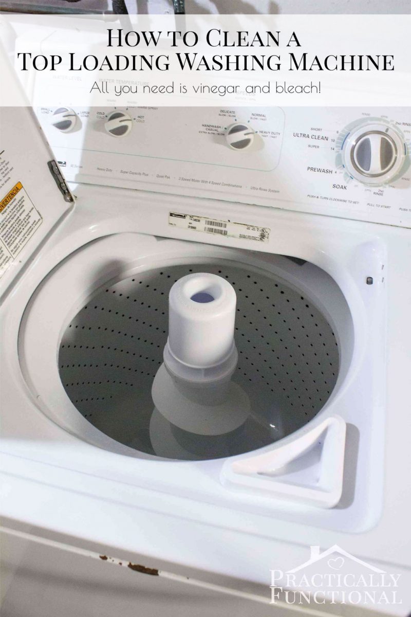How To Clean A Top Loading Washing Machine With Vinegar