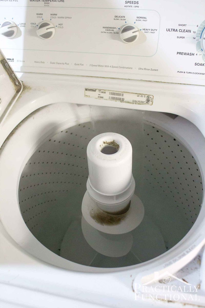 How To Clean A Top Loading Washing Machine With Vinegar And Bleach!