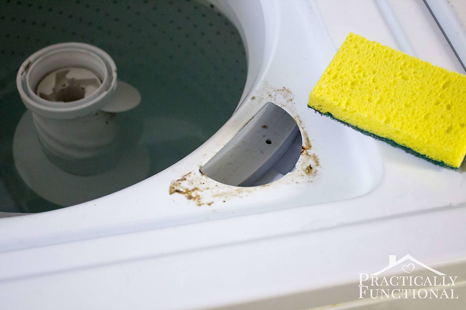How To Clean A Top Loading Washing Machine With Vinegar And Bleach!