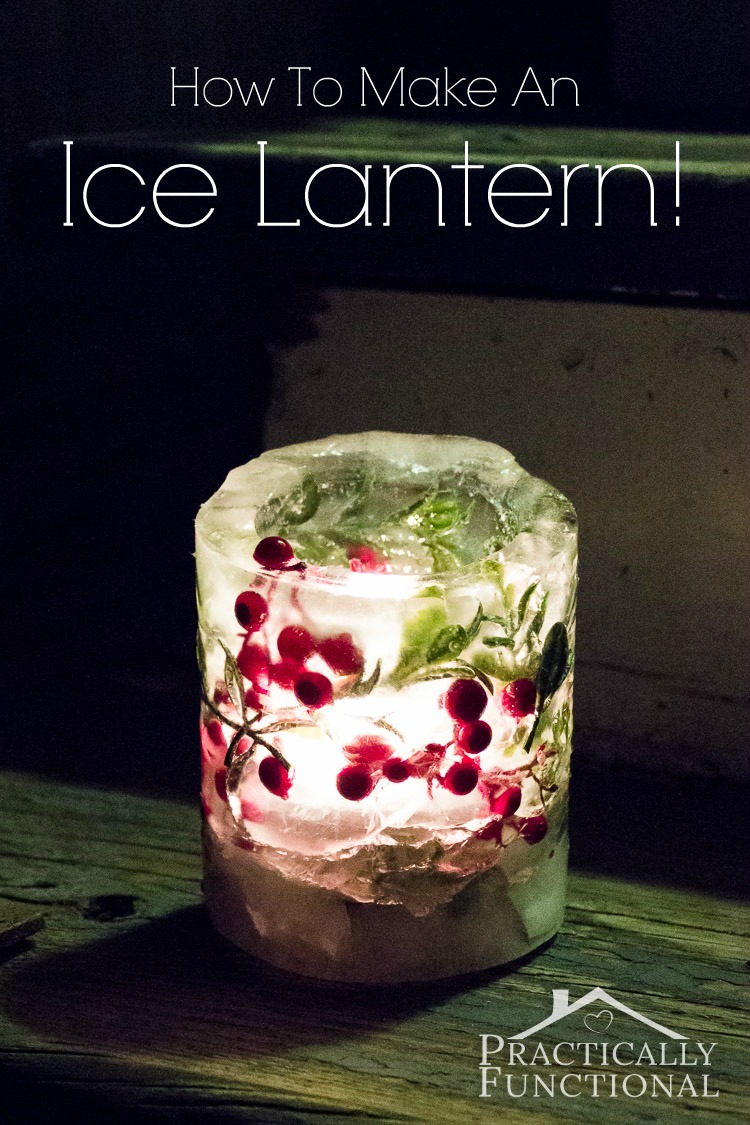 How To Make Ice Lanterns For Under 5 (Ice Luminarias) Practically