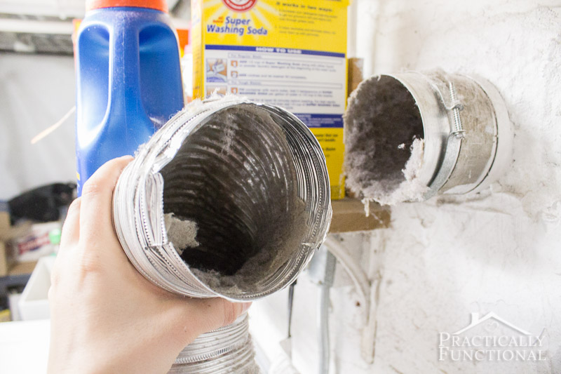 How To Clean A Dryer Vent Remove lint and prevent fires!