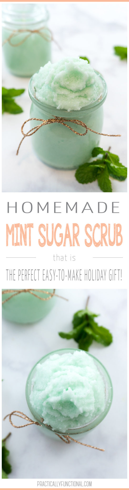 Homemade Mint Sugar Scrub Recipe Practically Functional