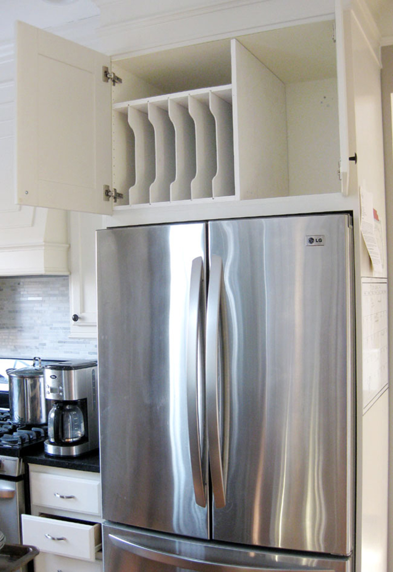 Web this cabinet becomes a functional centerpiece in any room, adding charm and whimsy along with ample storage and display space. Place the above the above fridge between two pantry side panels: 22 Simple Ways to Declutter Your Home