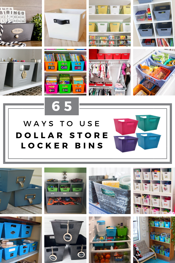 Dollar General Plastic Bins / 200 Diy Dollar Store Organization Ideas