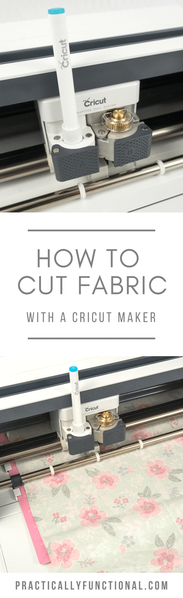 How To Cut Fabric With A Cricut Maker Practically Functional