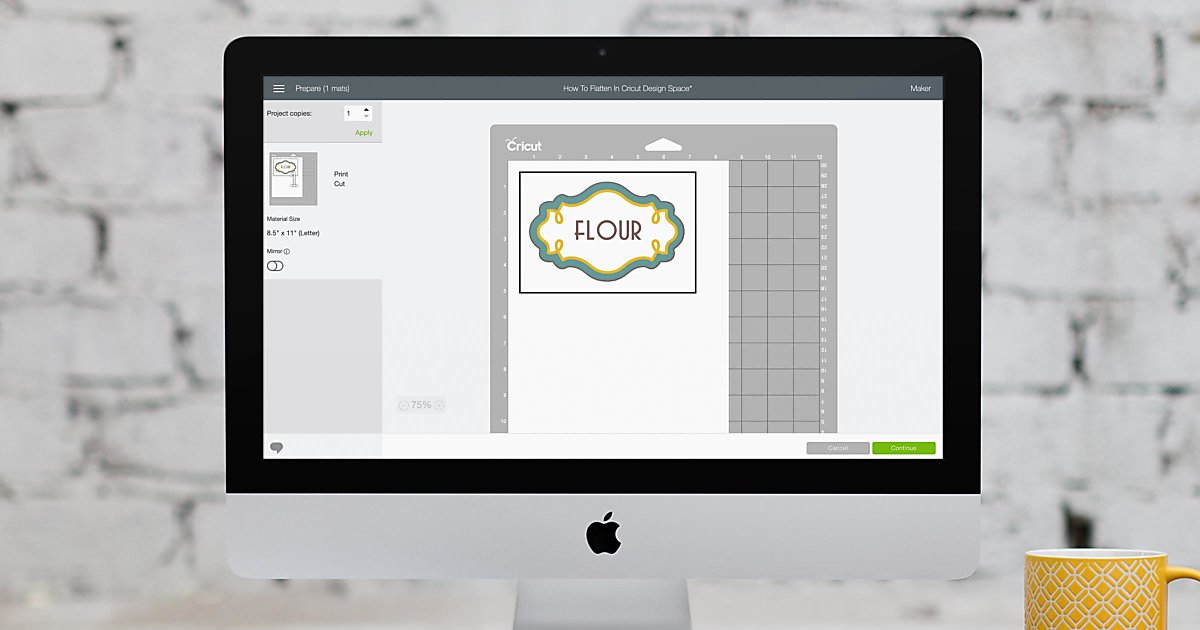 How To Flatten In Cricut Design Space Cricut Design Space Basics