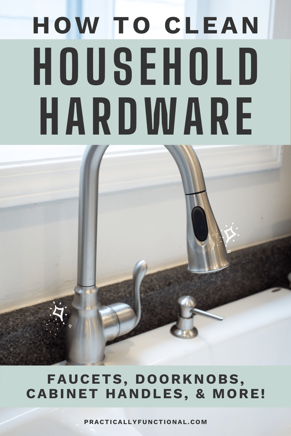 How To Clean Faucets, Door Knobs, Hinges, & Other Household Hardware