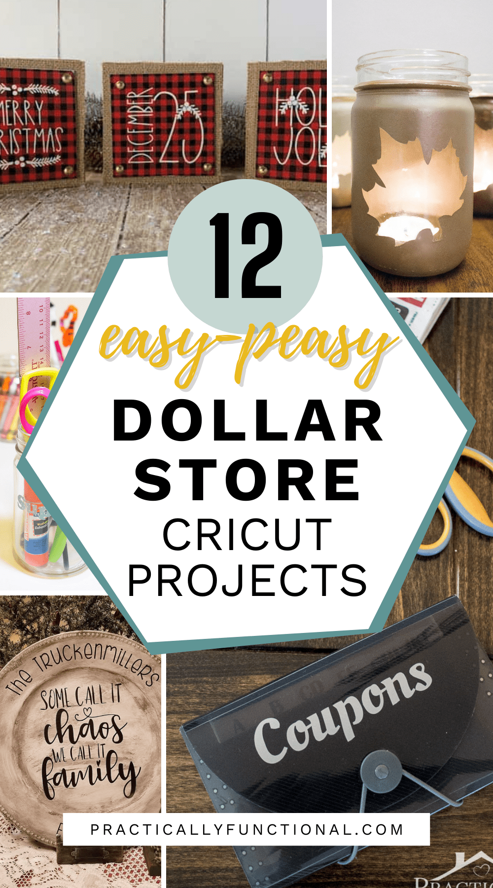 12 Dollar Store Cricut Projects—Fun Crafts For Cheap!