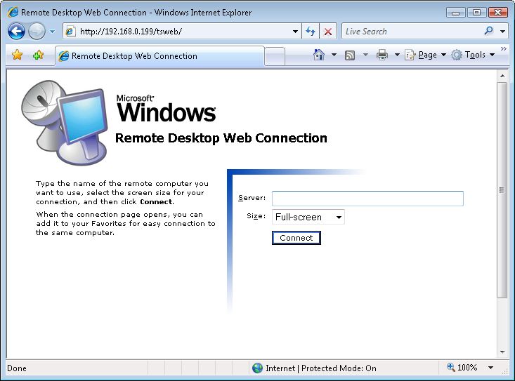 Windows Remote Desktop Connecting via Client and Browser Practically