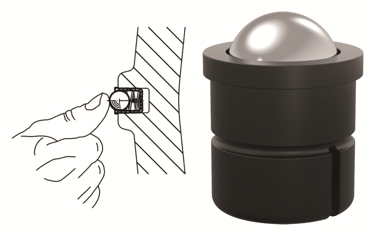 SelfRetaining Ball Plungers Eliminate a Machining Step Practical