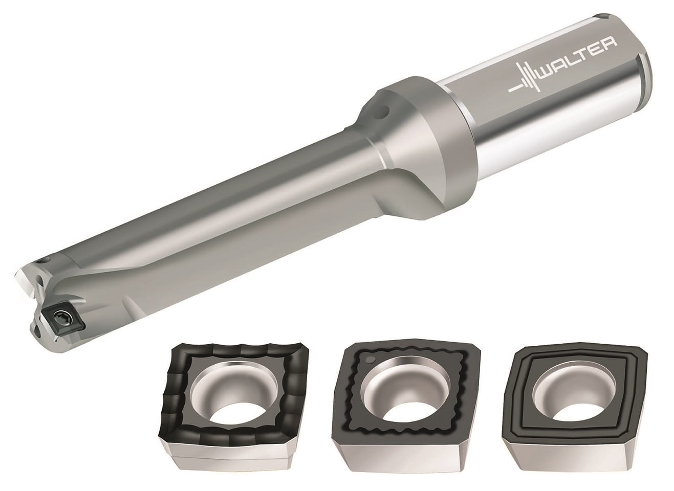 New D3120 indexable insert drill from Walter features superior hardness