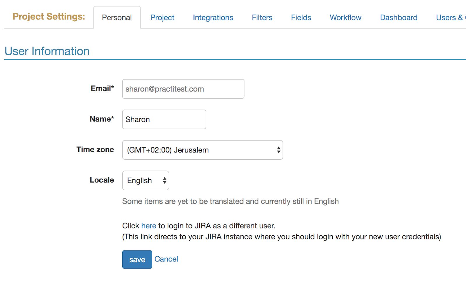 JIRA Two way integration troubleshooting PractiTest