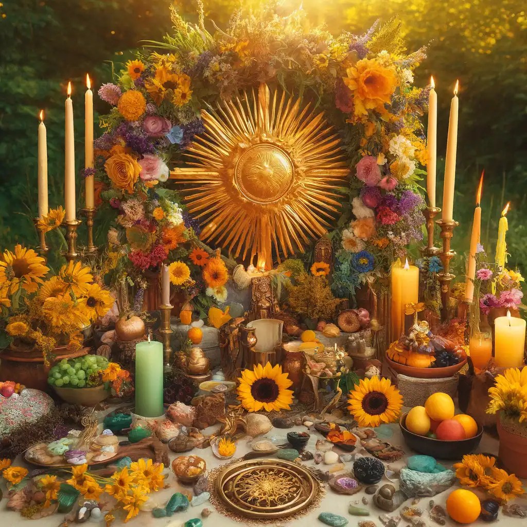 Ritual Creating a Sacred Litha Altar The Practitioner's Handbook
