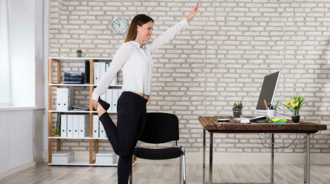 Yoga Poses That You Can Do At Your Work Desk