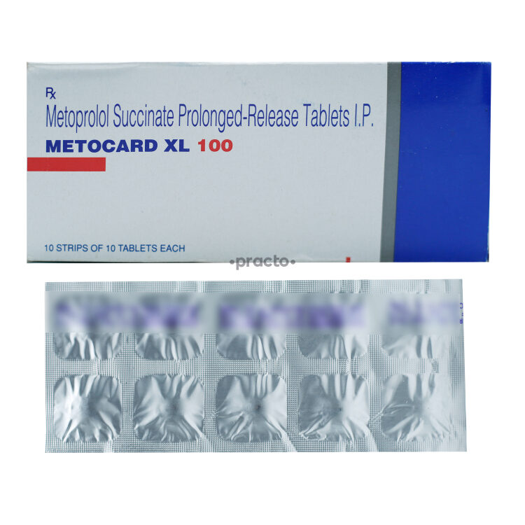Metocard Xl 100 MG Tablet XL Uses, Dosage, Side Effects, Price