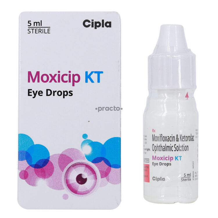 Moxicip 0.5 Eye Drops Uses, Dosage, Side Effects, Price, Composition