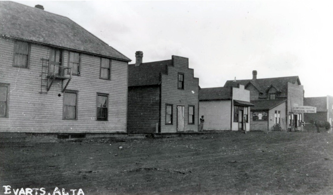 Historical photos photographs of Evarts Alberta