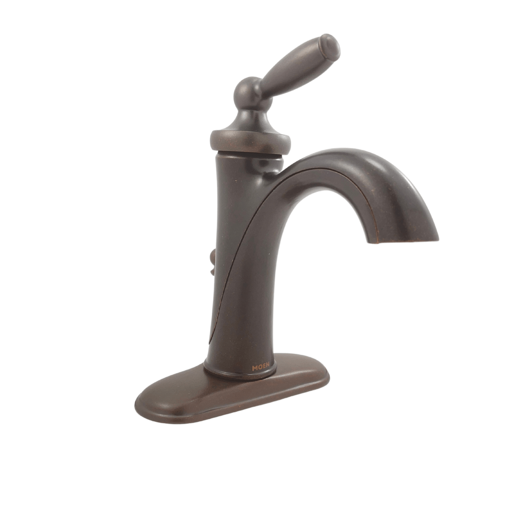 MOEN 6600ORB Brantford SingleHandle LowArc Bathroom Faucet