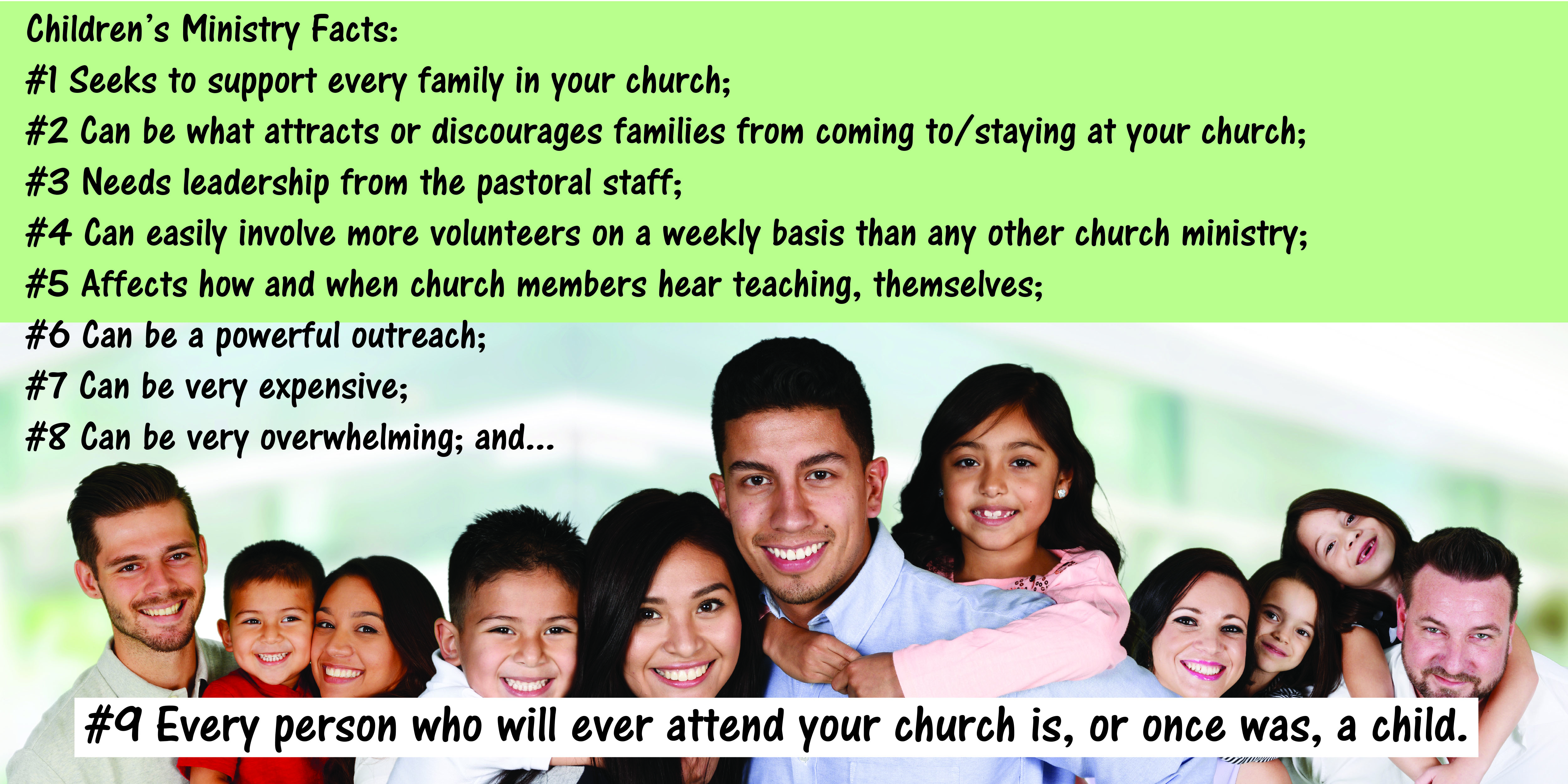 Getting Started in Children’s Ministry Surprising Importance The