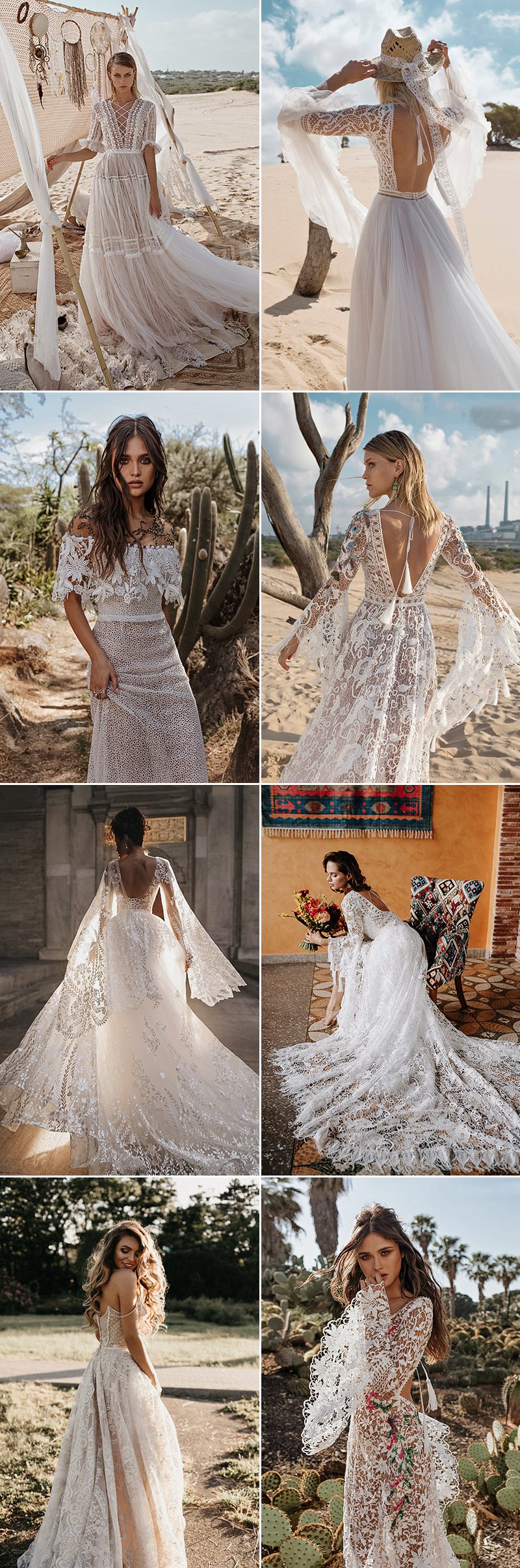 38 Contemporary Bohemian Wedding Dresses for Boho Chic Brides Praise