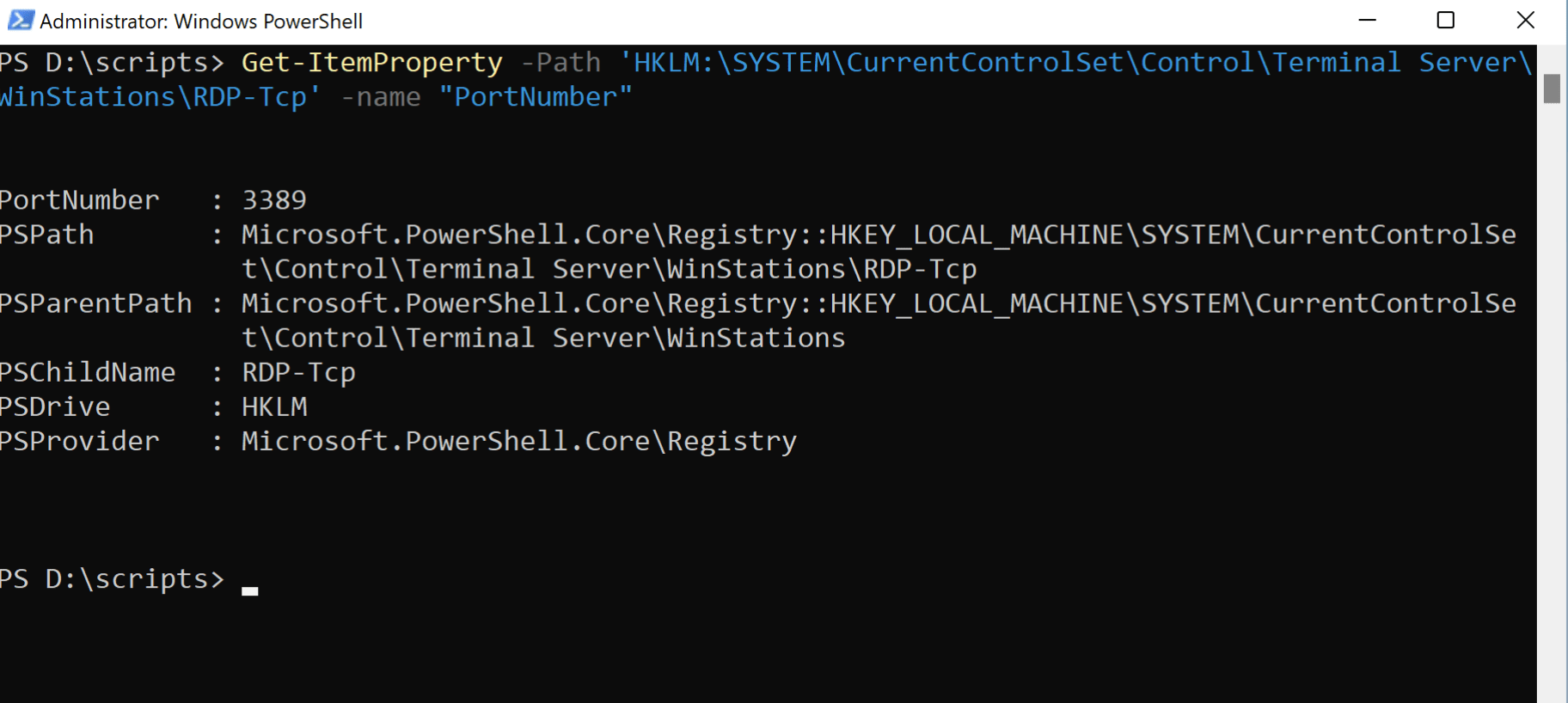 How to Change RDP Port using PowerShell