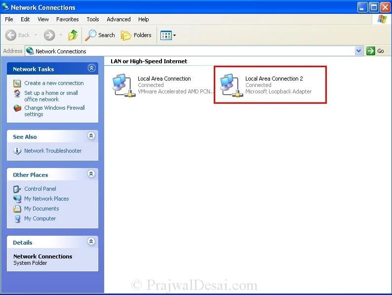 How To Install Microsoft Loopback Adapter In Windows XP