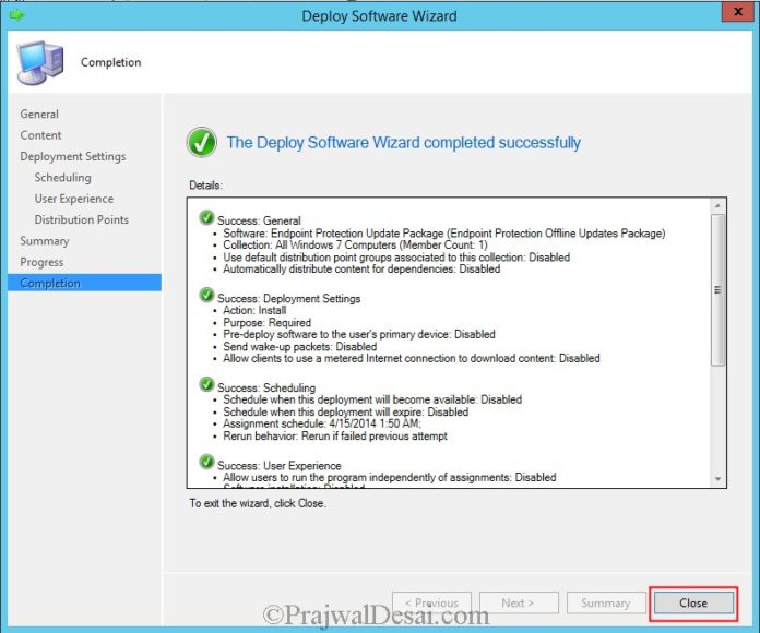 Deploying Endpoint Protection Updates Offline Using SCCM 2012 R2