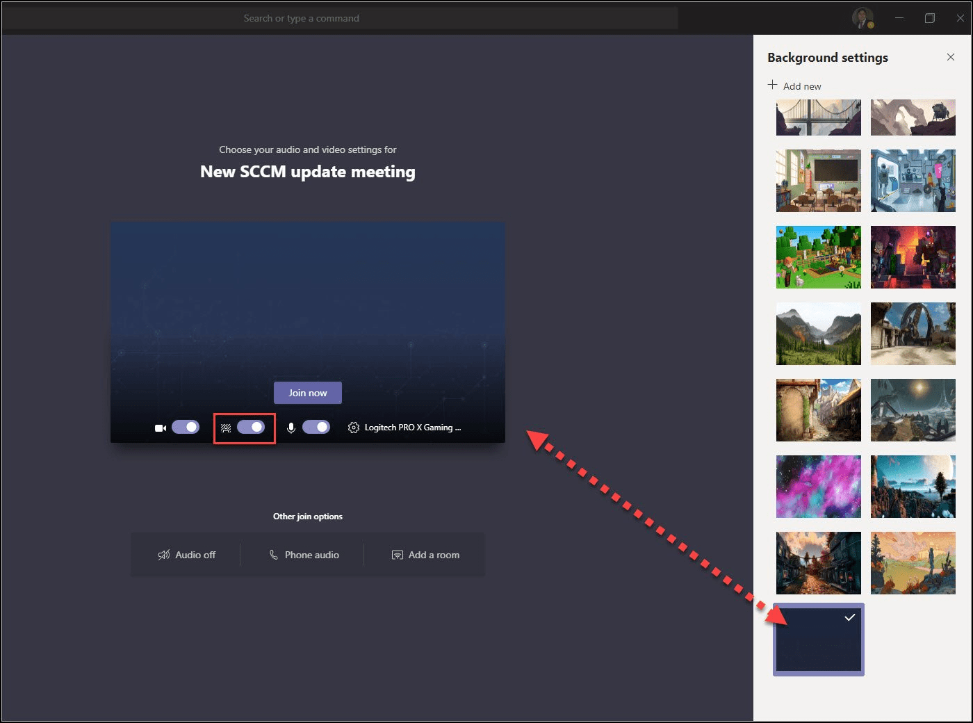 Upload Custom Background in Microsoft Teams