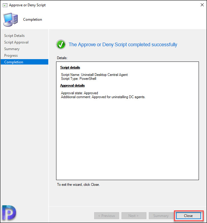 Uninstall Desktop Central Agents using SCCM ConfigMgr
