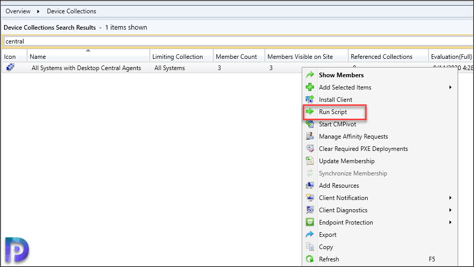 Uninstall Desktop Central Agents using SCCM ConfigMgr