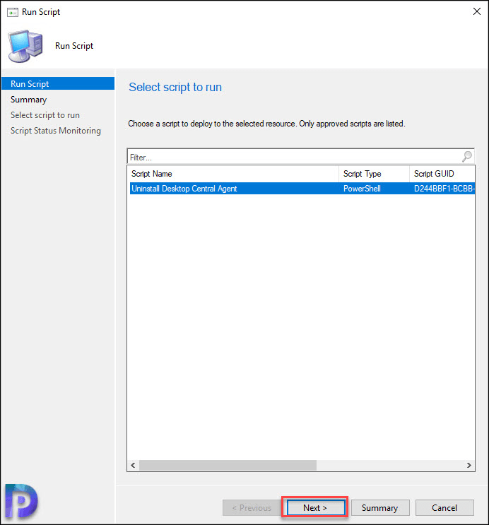 Uninstall Desktop Central Agents using SCCM ConfigMgr