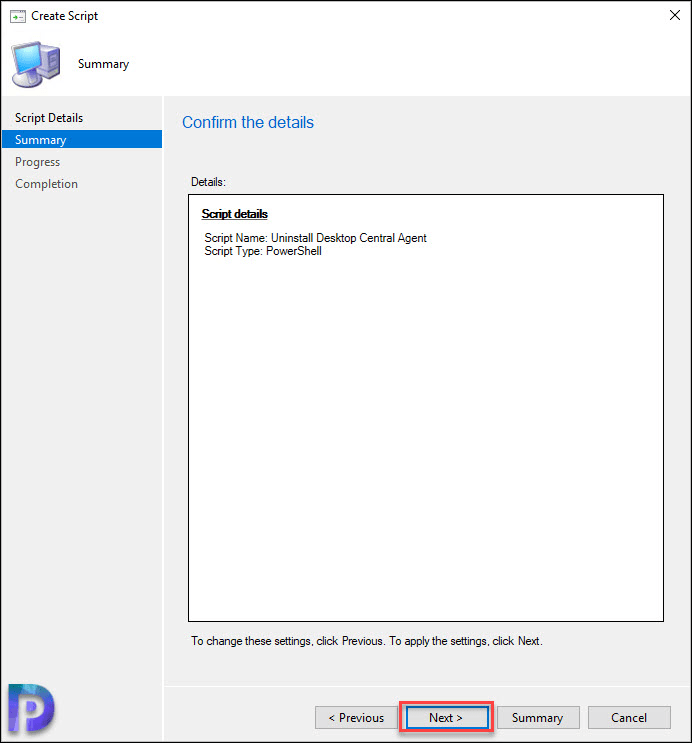 Uninstall Desktop Central Agents using SCCM ConfigMgr
