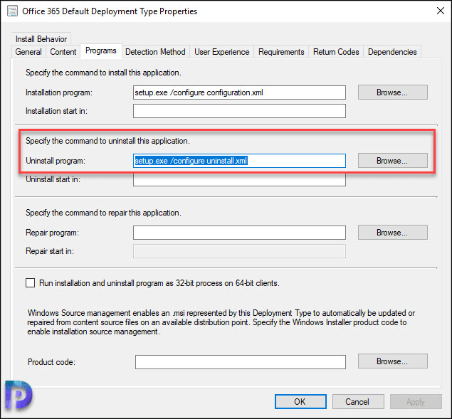 How to Uninstall Office 365 Using ConfigMgr SCCM