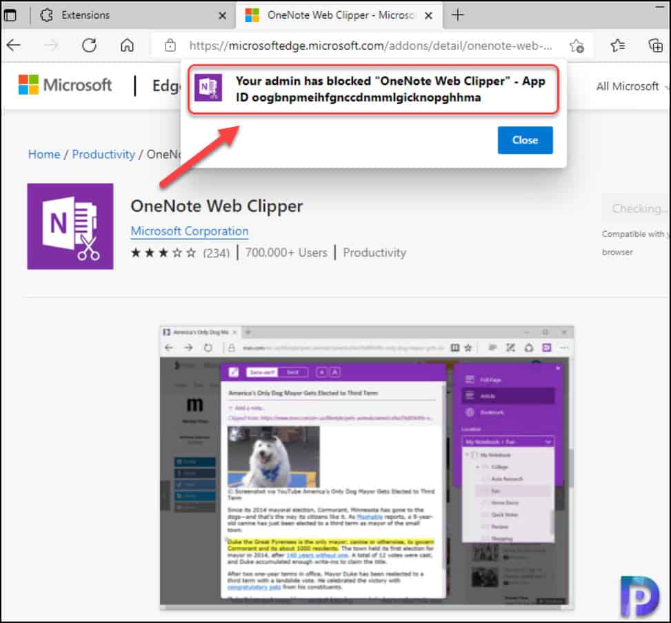 How to Block Edge Extensions using Intune