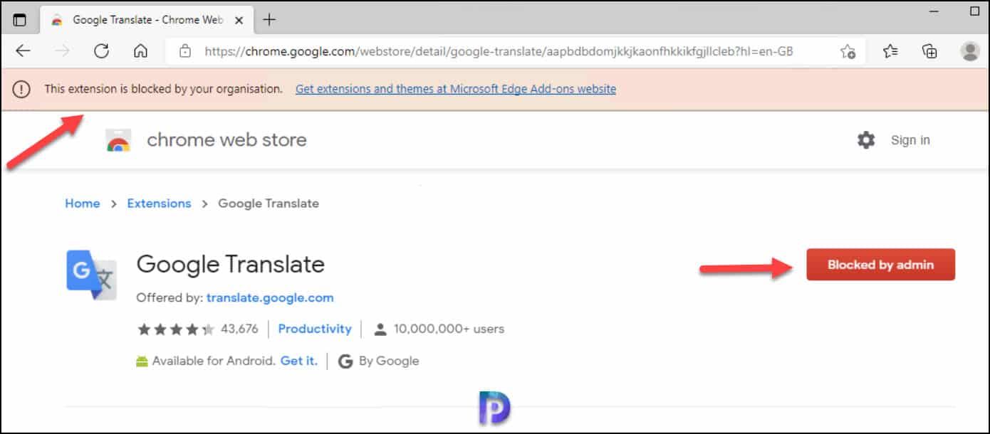 How to Block Edge Extensions using Intune