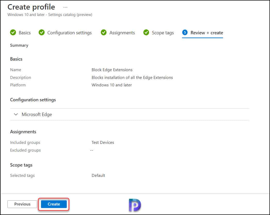 How to Block Edge Extensions using Intune