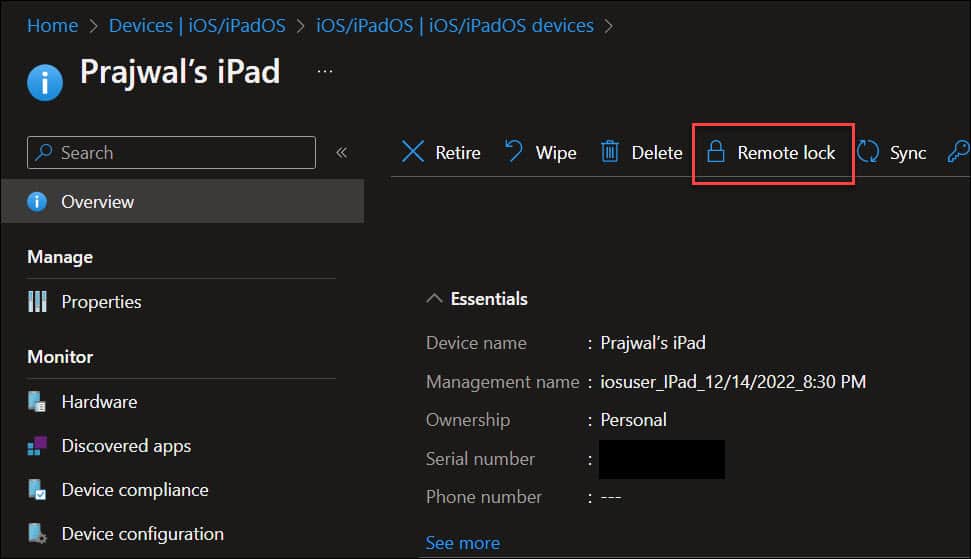 How to Remotely lock devices with Intune [Android, iOS, macOS]