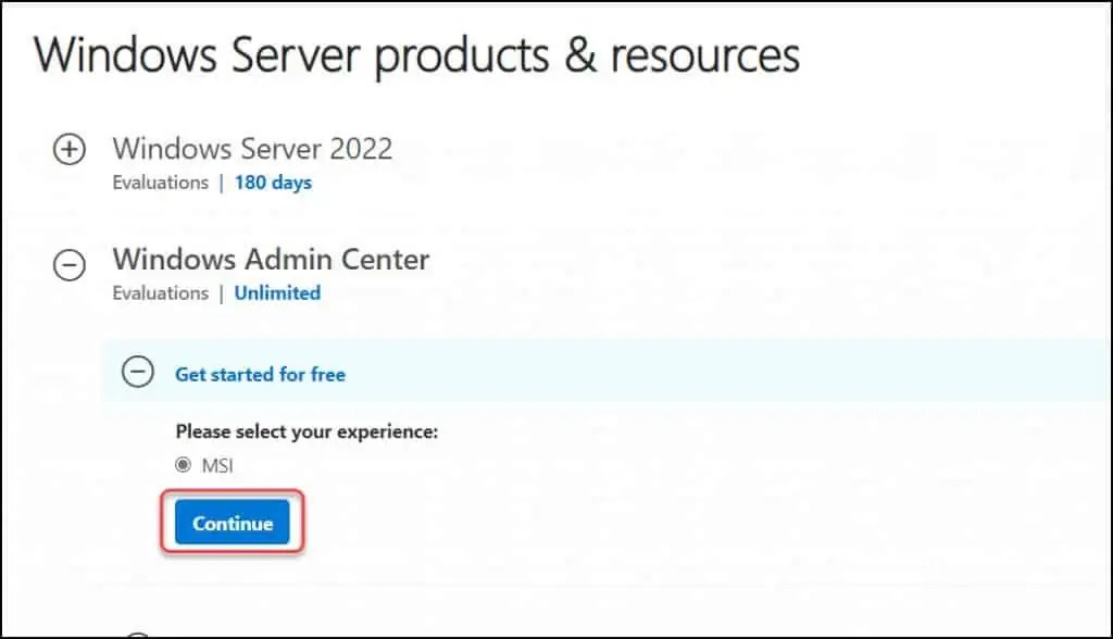 Install Windows Admin Center on Windows 11