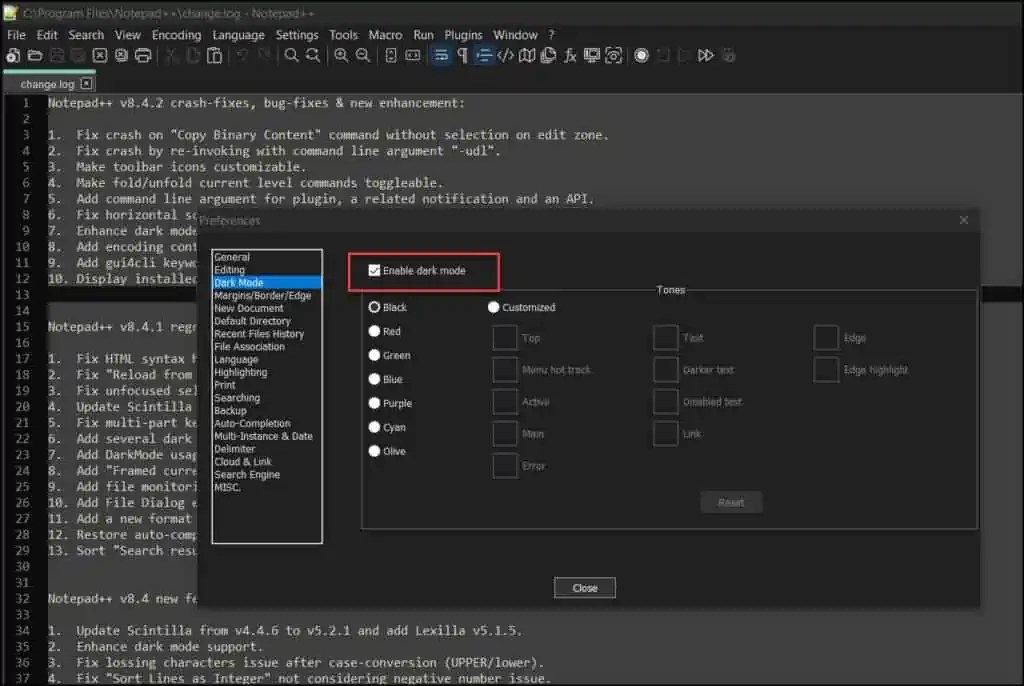 How to Enable Dark Mode for Notepad in Windows 11/10
