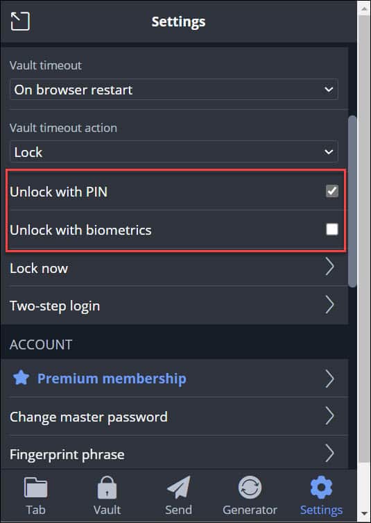 How to Enable Biometric Login in Bitwarden Password Manager