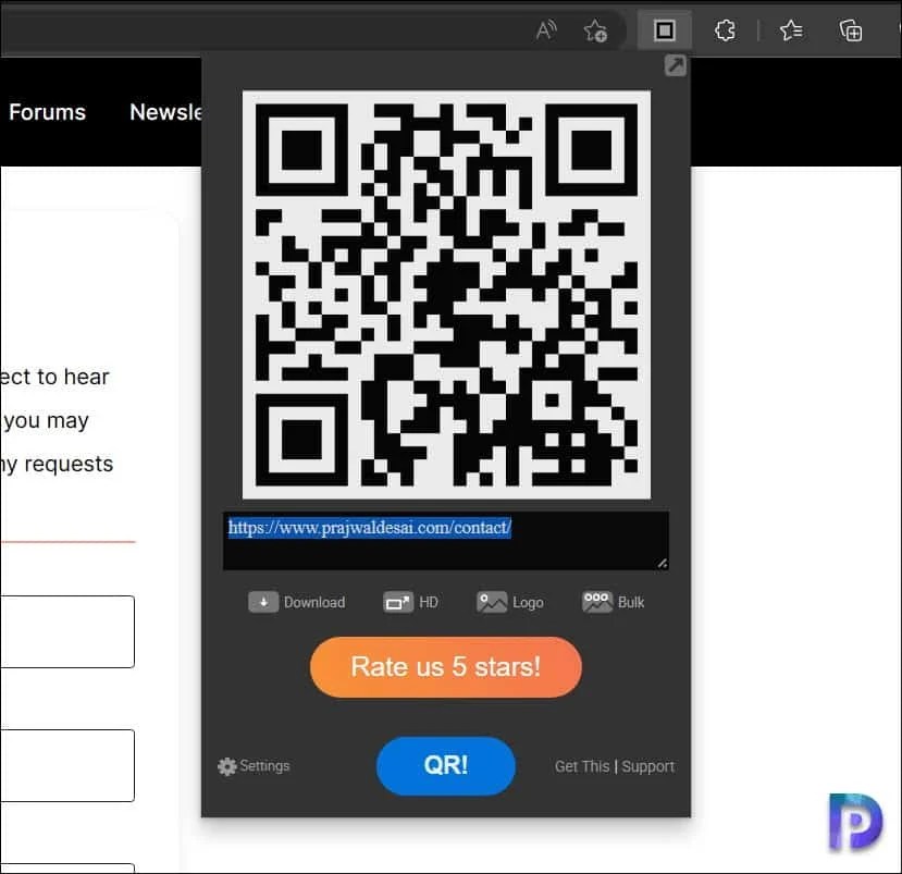 2 Best Ways to Create a QR Code in Microsoft Edge